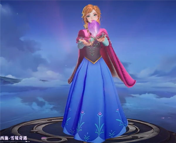 《王者荣耀》梦幻联动《冰雪奇缘》:甄姬变艾莎 峡谷骑马