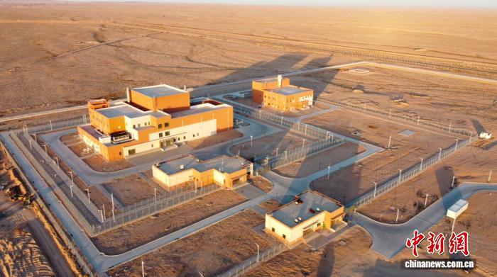 钍基熔盐实验堆堆厂房及相关配套设施航拍图　中国科学院上海应物所供图