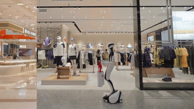 清华校友打造人形机器人最靓小腰精!商场擦鞋熊猫陪玩,订单爆棚