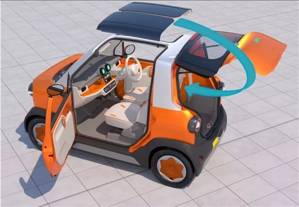 日本车企发布“纯电敞篷老头乐”:五菱MINI同级 起售价9万元