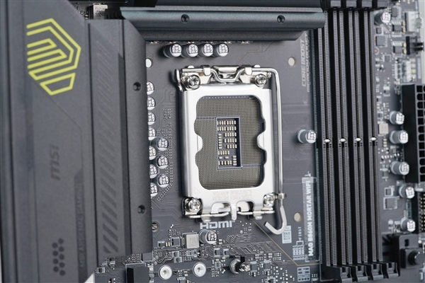 支持显卡快拆!微星B860M MORTAR WIFI主板图赏