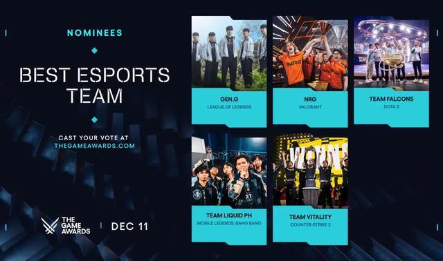 TGA 2025颁奖礼提名名单揭晓,六款游戏角逐年度大奖