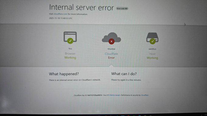 “我慌了,发生了什么?”,Cloudflare故障引发全球互联网混乱