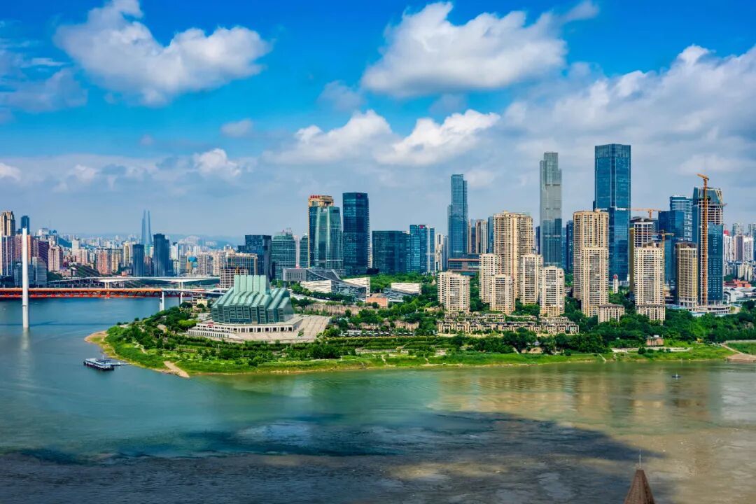 两江新区江北嘴CBD 图/图虫创意