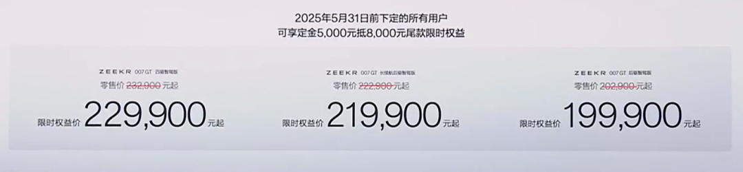 19.99万的007GT,极氪今晚诚意到位了