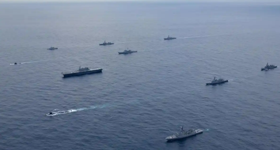 以美国为主导的、在西太的联盟体系试图将东海、台海和南海联动,干扰中国的战略崛起。