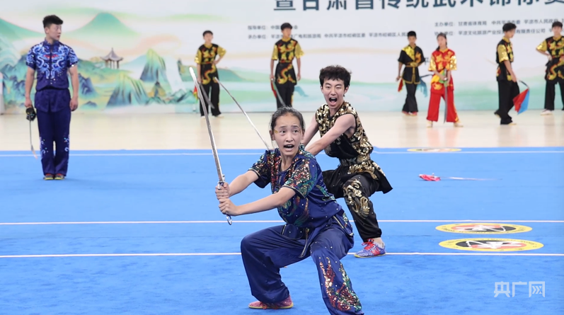 崆峒武术大会比赛现场(央广网发 平凉市融媒体中心供图)