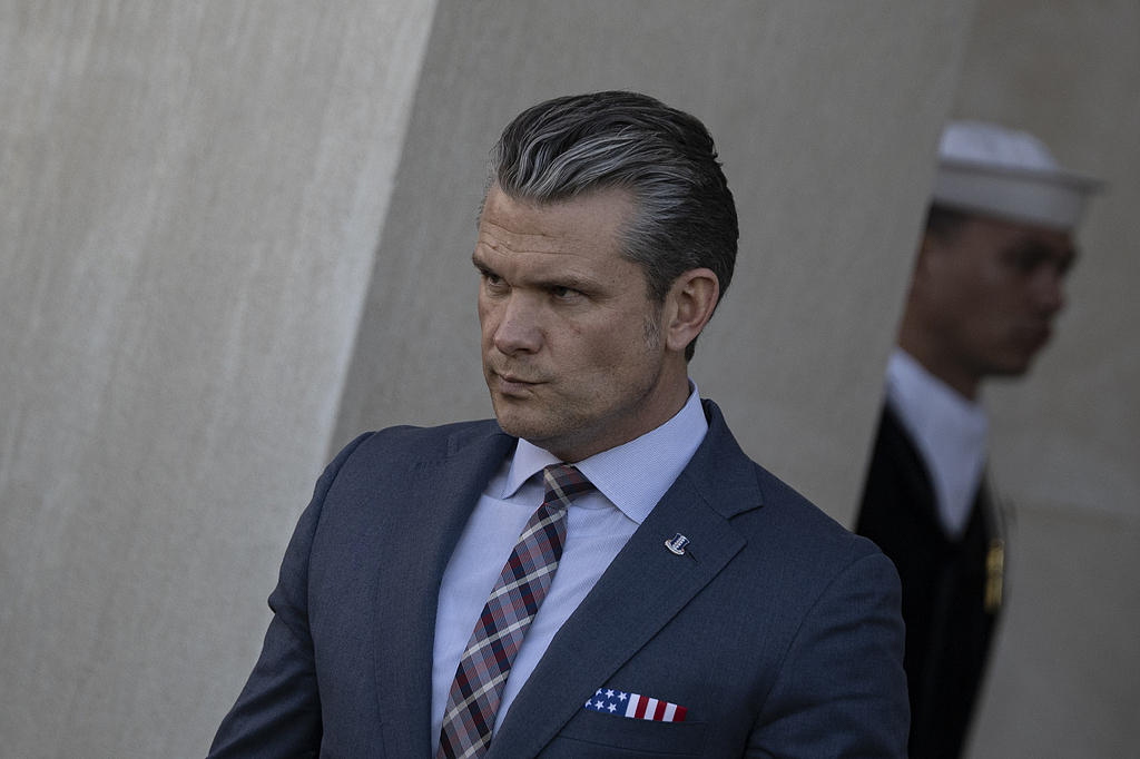 美国国防部长赫格塞思 资料图 图源:视觉中国