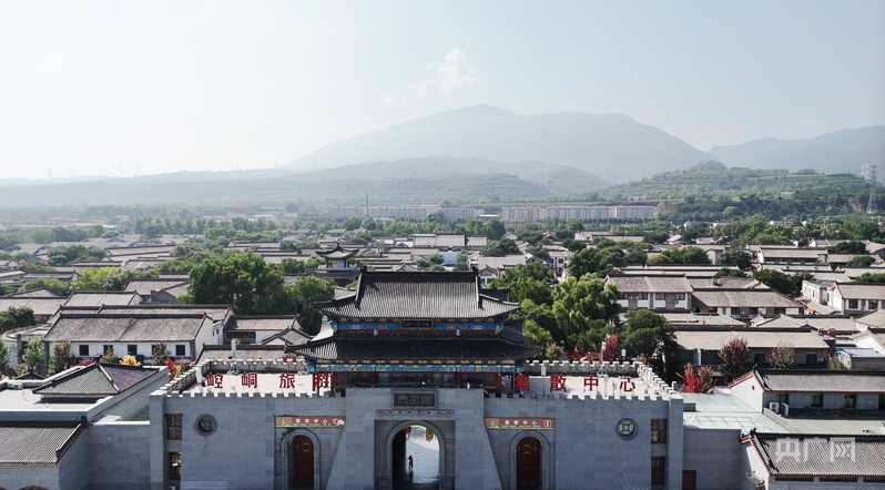 崆峒古镇一隅(央广网记者 寇刚 摄)