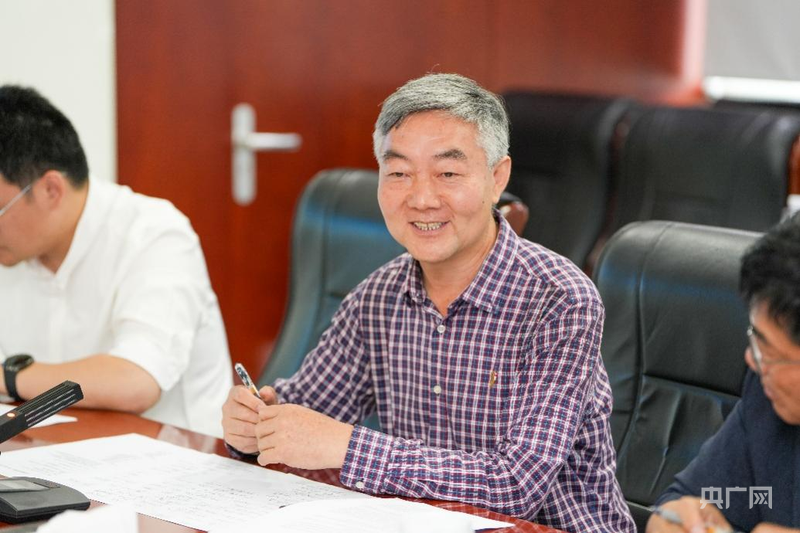 清华大学教授、国家文物局重点科研基地主任党安荣（央广网记者王综鹤 摄）