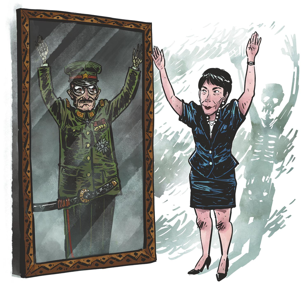 漫画作者： 中国日报蔡艨