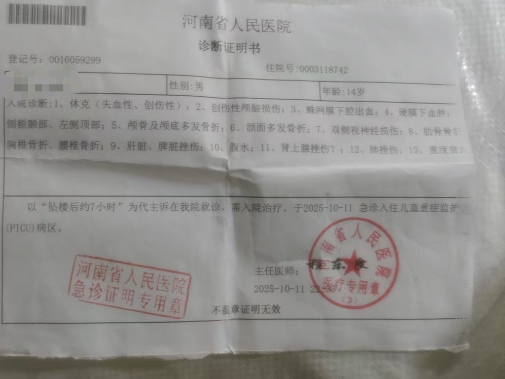 诊断说明书。受访者提供