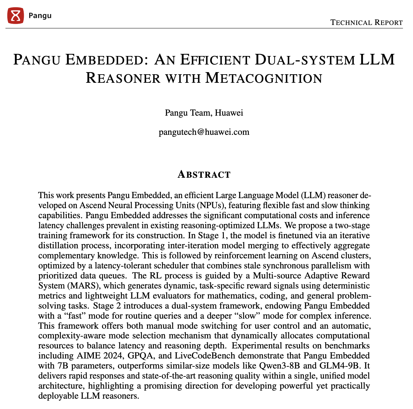 720亿参数!华为首个开源大模型发布,用4000颗昇腾训练的