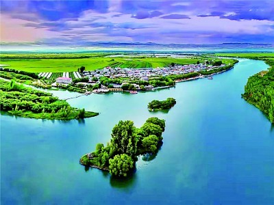 黑龙江省宁安市渤海镇小朱家村:山水环抱稻飘香