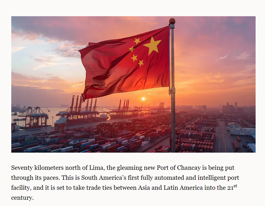 《拉美金融》杂志文章截图