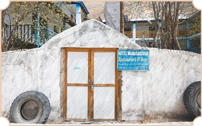 尼泊尔玉萨村的酒店等待旅游旺季的到来。环球时报记者 范凌志摄