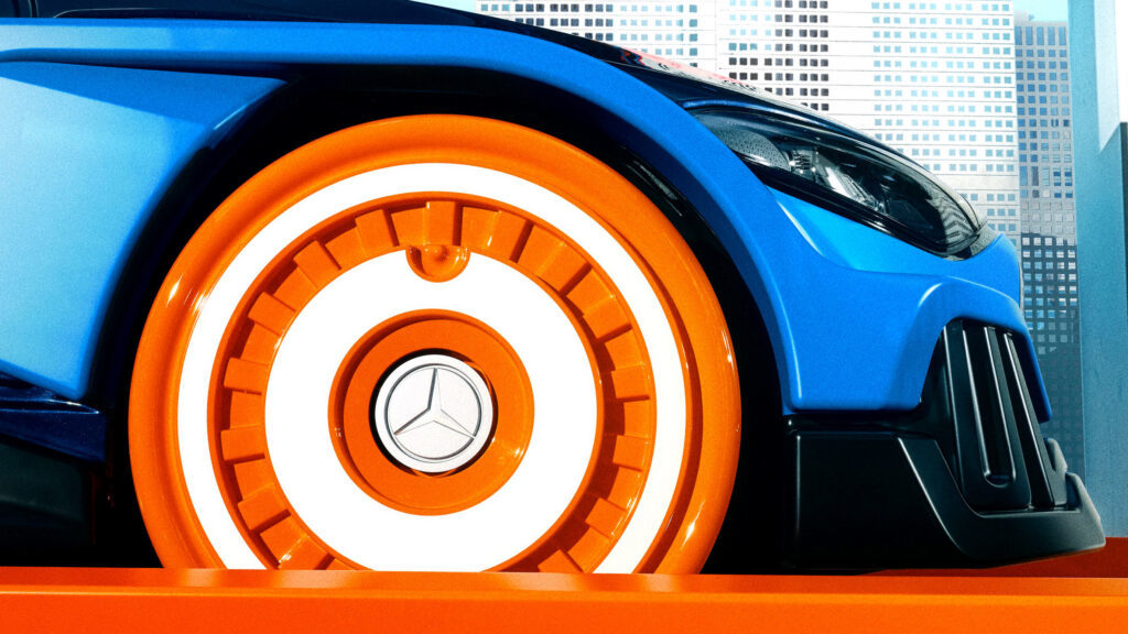  This Hot Wheels Mercedes Comes With A Warning Label For Grown-Ups