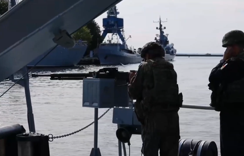 △俄國防部公布視頻截圖