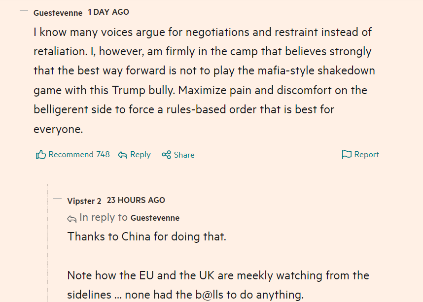 《金融时报》网友评论