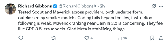 反击DeepSeek失败!Llama 4效果不好,Meta承认有问题