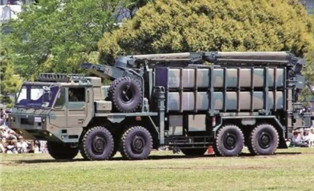 △日本自卫队装备的03式中程地对空导弹系统(资料图)