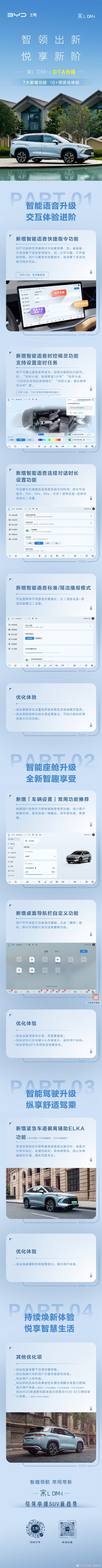 比亚迪宋L DM-i迎来OTA升级:连续对话功能提升至60秒
