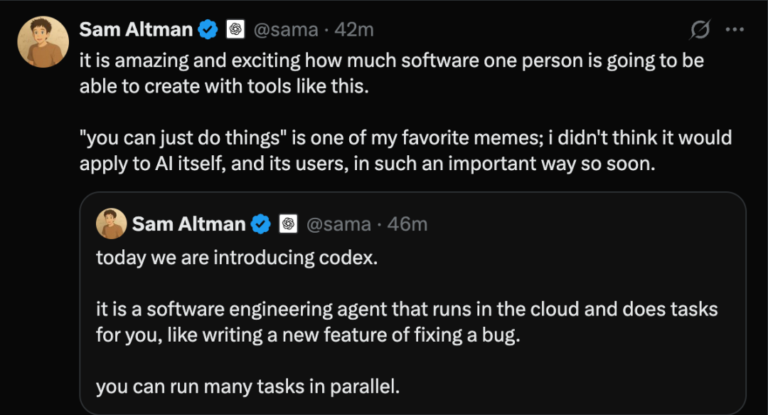 OpenAI深夜炸弹!AI程序员Codex正式“上岗”,程序员颤抖还是一起加班?