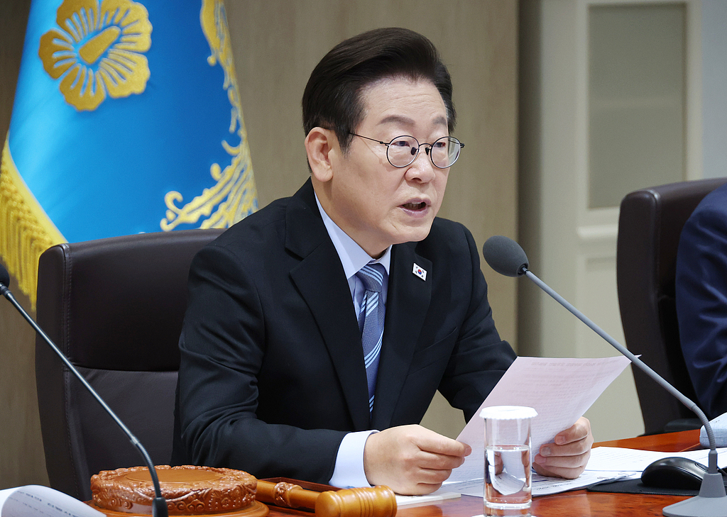 韩国总统李在明 资料图 图源：视觉中国