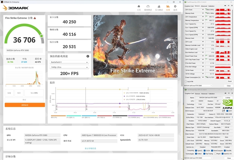 超频340MHz轻轻松松!耕升RTX 5080追风OC评测:超频后性能追平RTX 4090D