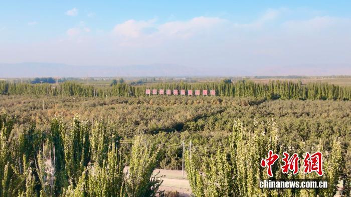 柯柯牙风景。 中新网记者 姜雨薇 摄