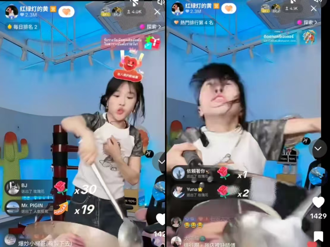 单月涨粉20万,疯狂小杨哥徒弟“红绿灯的黄”在TikTok杀疯了