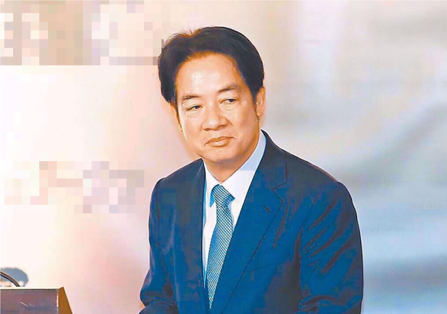 赖清德 资料图 图源：台湾中时新闻网