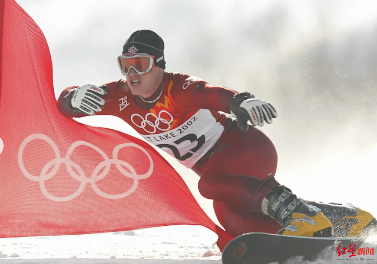 ▲瑞安曾代表加拿大参加2002年盐湖城冬奥会