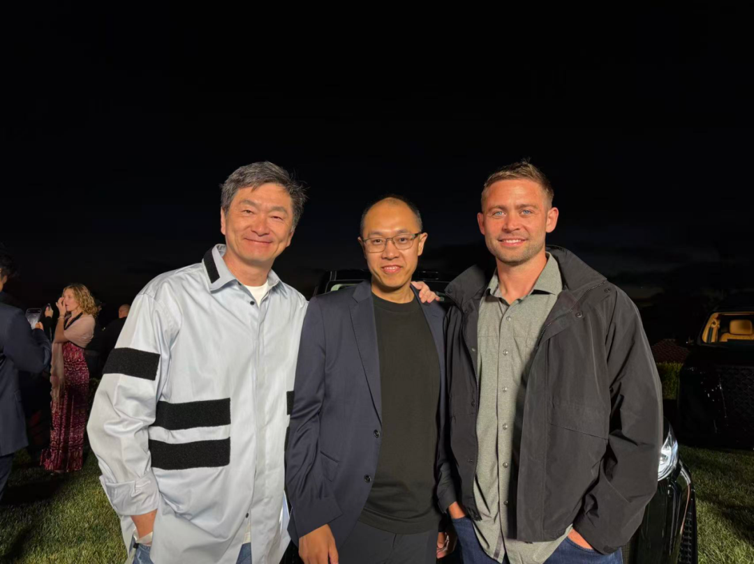 (马骁与车圈著名人士Sean Lee 和 Cody Walker 在美国洛杉矶,受访者供图)