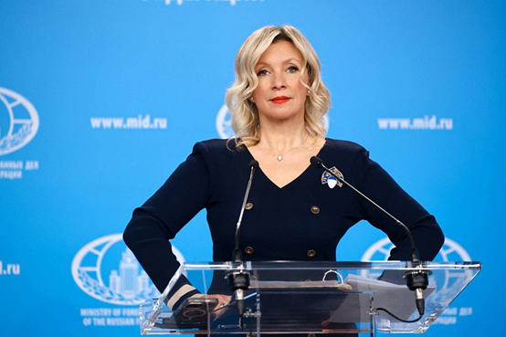 扎哈罗娃 资料图 图源:俄外交部网站