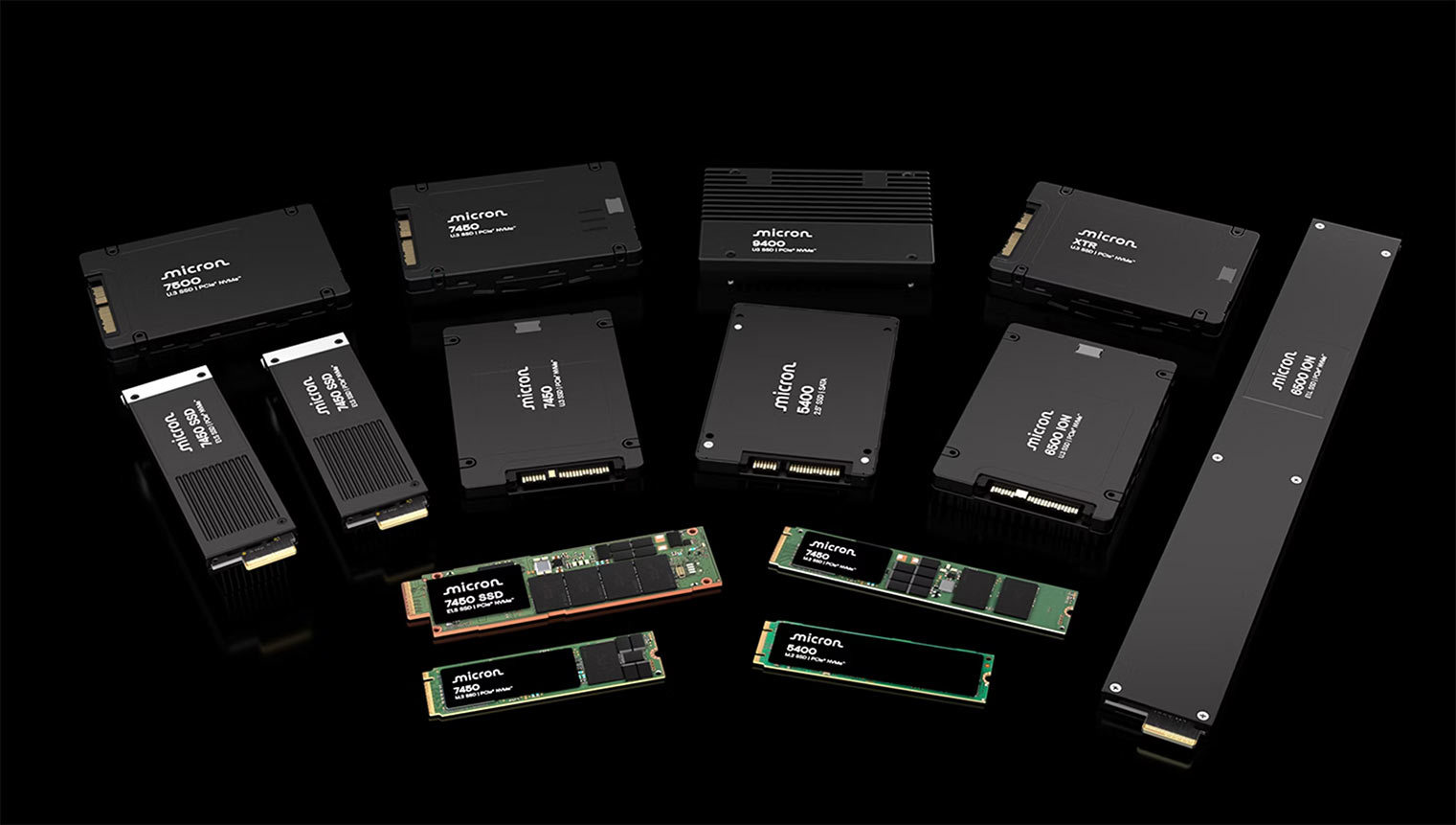 美光科技为数据中心提供的固态硬盘产品 图片转自该公司官网