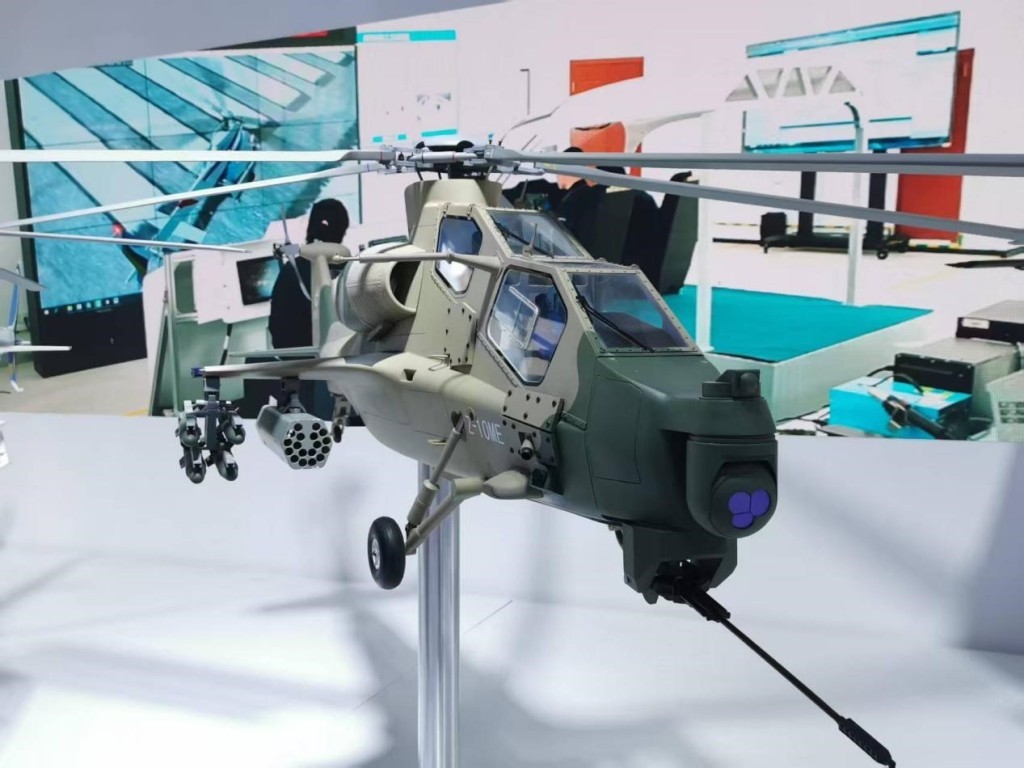 直-10ME武装直升机。