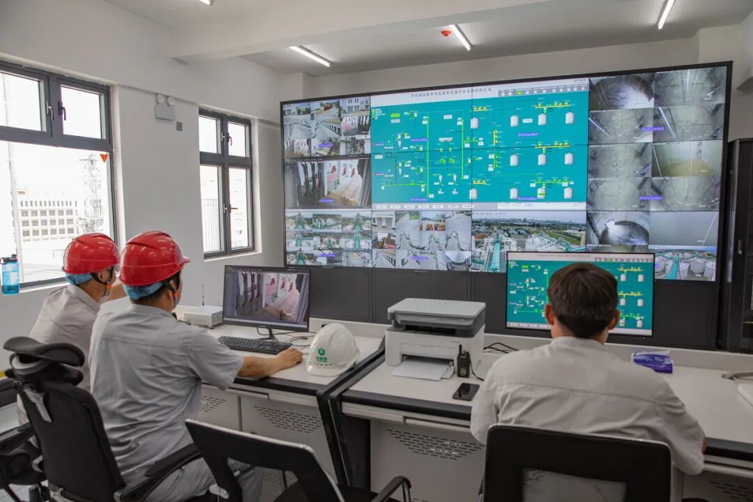 仓储作业自动控制系统。中储粮集团公司供图