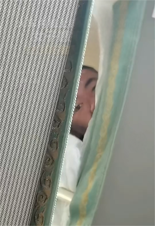 圖為女子視頻畫(huà)面截圖