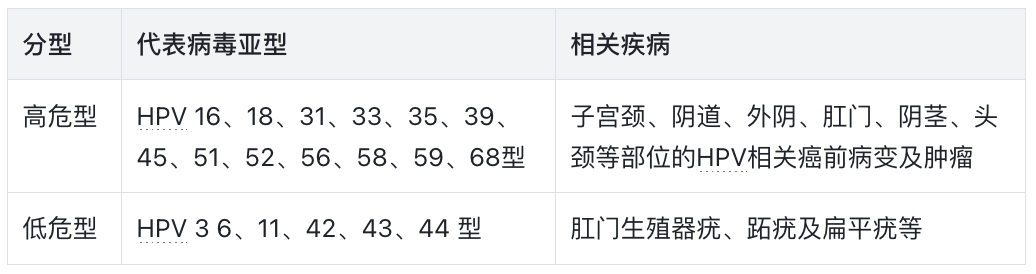 HPV分型,其中HPV 16型