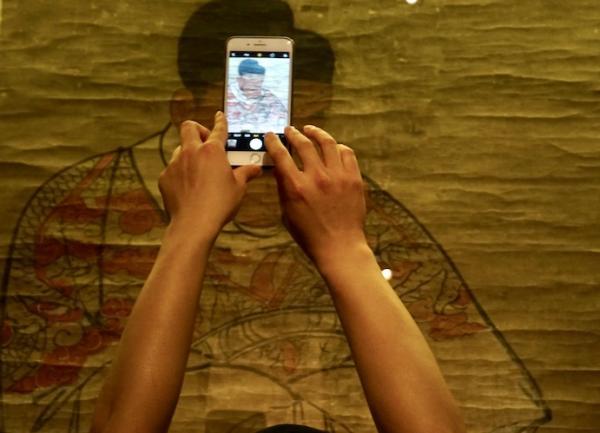 国家博物馆展览现场,观众对朱元璋“异像”关注较多