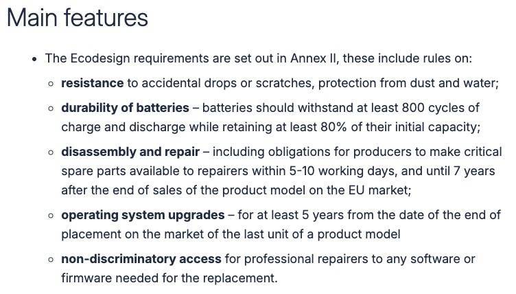 欧盟的这张小贴纸,将改变未来手机的设计方式