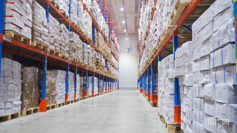 梅山冷链8号库区（央广网记者 俞烨 摄）