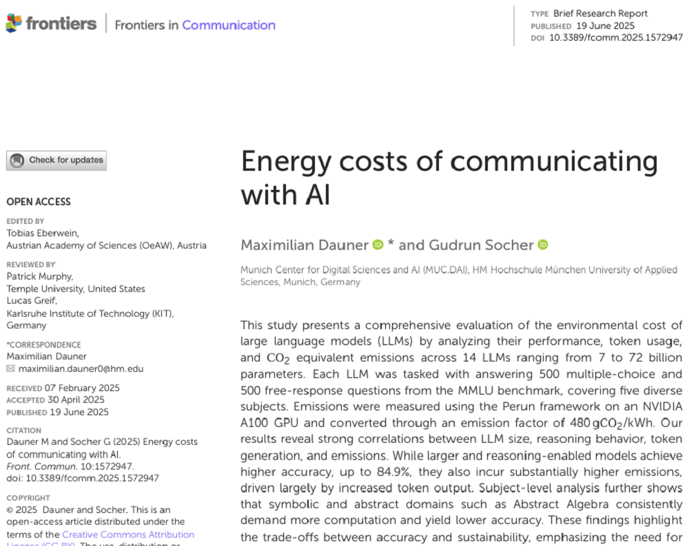 14款大模型能耗爆炸:DeepSeek竟然第一