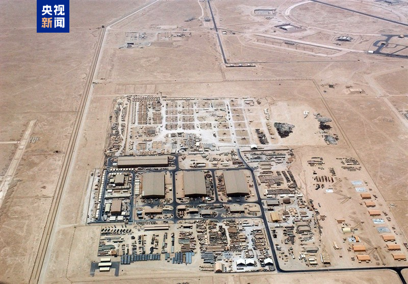 △美国驻卡塔尔乌代德军事基地