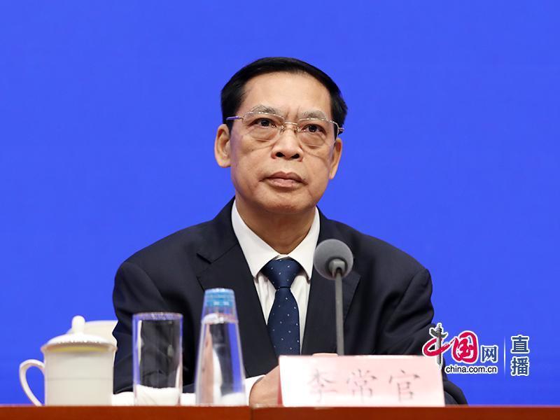 ▲民政部副部长李常官 杨楠 摄
