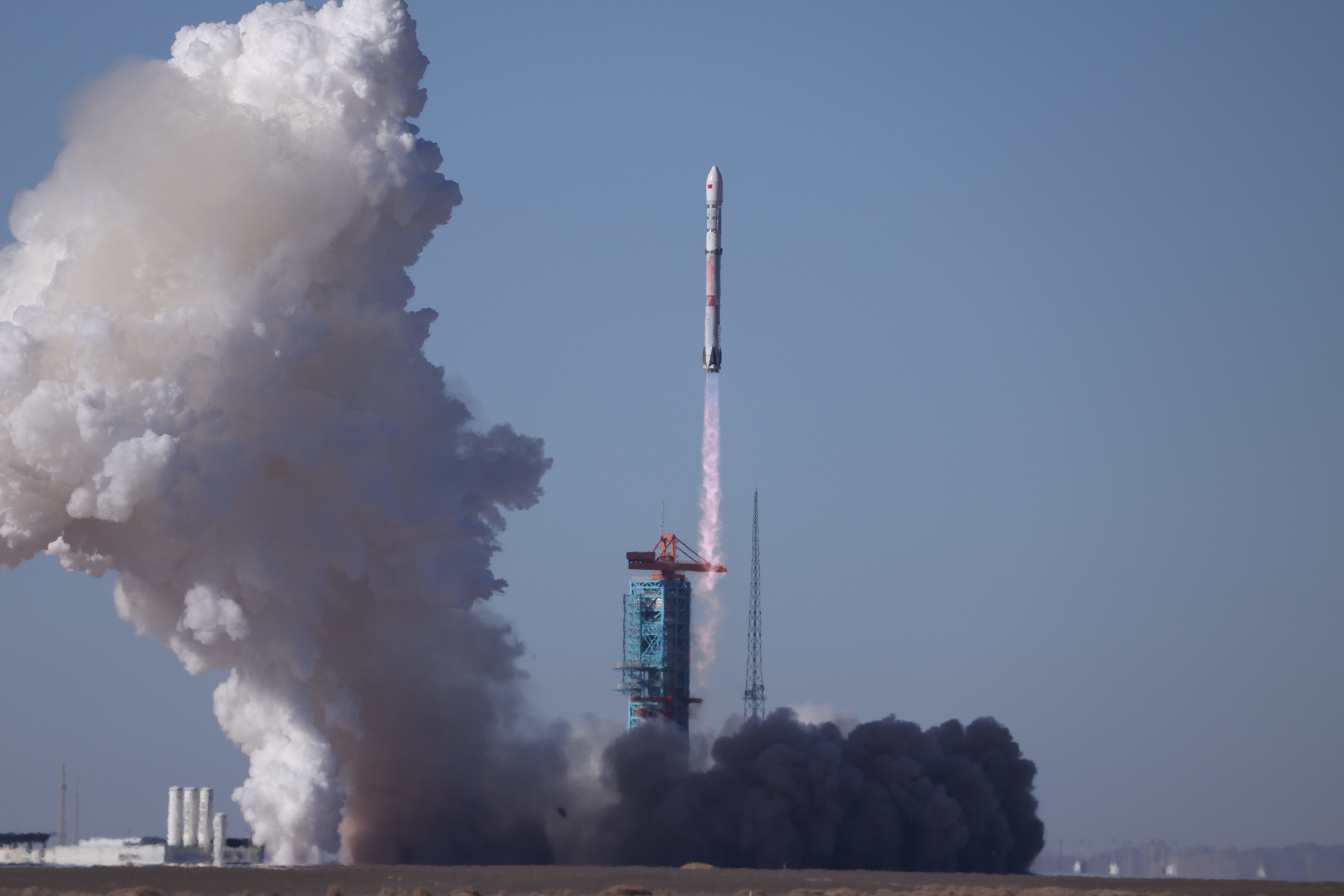 发射现场图片 蓝箭航天官方