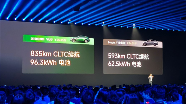 雷军：不买小米YU7的 可以考虑特斯拉Model Y和理想i6
