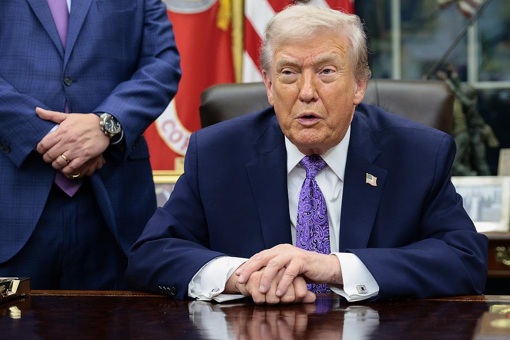 △美国总统特朗普(资料图)