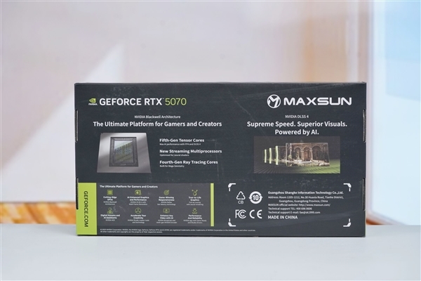 第四代电竞之心!铭瑄RTX 5070 iCraft OC 12G图赏